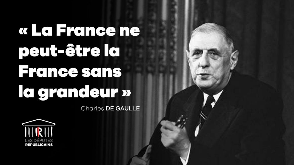 TRIBUNE DE GAULLE Damien ABAD