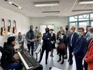 Damien Abad création d'une cité éducative à Oyonnax